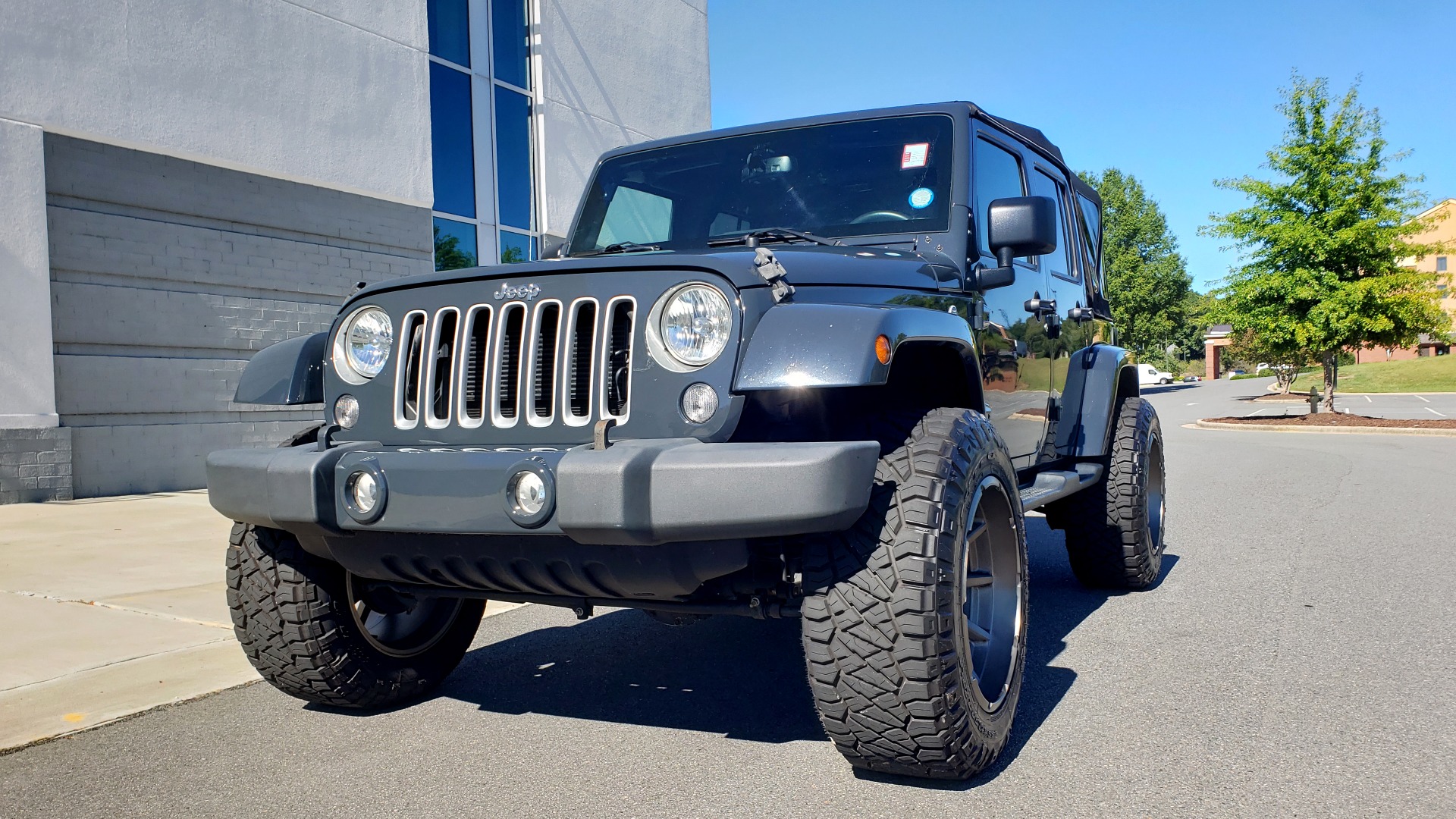 Used 2016 Jeep WRANGLER UNLIMITED SAHARA 4X4 / NAV / ALPINE / TOW PKG / CUSTOM  WHEELS For Sale ($34,995) | Formula Imports Stock #FC11400