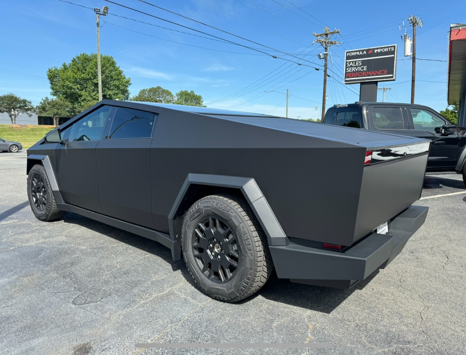 Used 2024 Tesla Cybertruck WRAPPED 3M MATTE BLACK For Sale ($125,500 ...