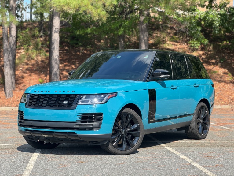 Used 2021 Land Rover Range Rover Fifty 50TH EDITION / SWB / 22IN WHEELS / ARUBA METALLIC for sale $84,440 at Formula Imports in Charlotte NC